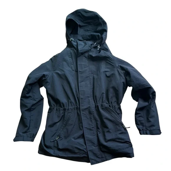 Lands' End men’s size large Black Jacket with Gray Lining - Picture 1 of 8